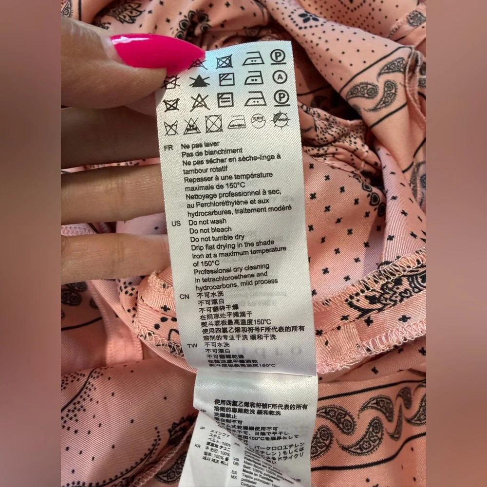 Sandro Galy Paisley-print Dress Size 34 - Picture 13 of 16